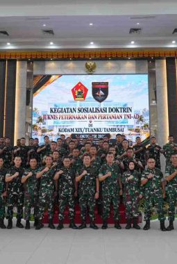 Batalyon Infanteri Teritorial Pembangunan (Yonif TP) Kodam XIX/TT. Mengikuti Juknis Pertanian dan Peternakan TNI AD