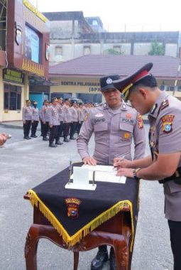 Kapolresta Pekanbaru Pimpin Sertijab Kasat Reskrim, Kompol Sholton Resmi Jabat Kasat Reskrim
