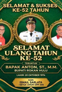 Milad ke-52 Bupati Rohul, AMI Harapkan Sinergi Pemerintah dan Pers