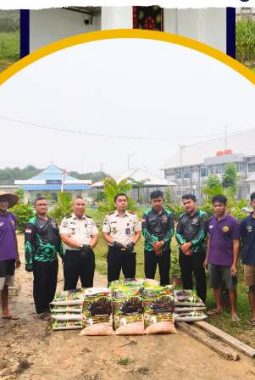 Kolaborasi Lapas Narkotika Rumbai dan PLN, Manfaatkan FABA Untuk Pupuk Organik